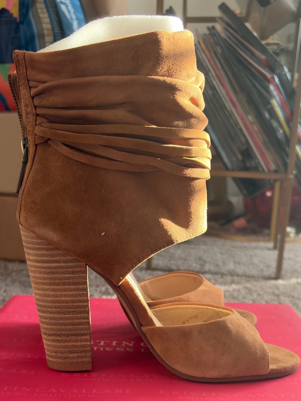 Kristin Cavallari Chinese Laundry ankle boots with ruched detailing - Picture 5 of 5